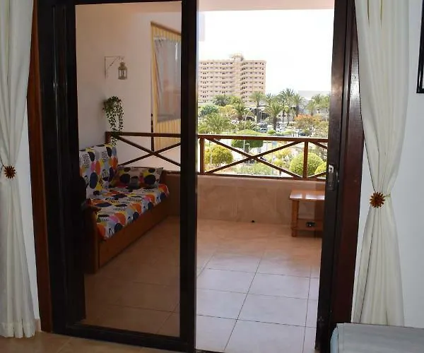 Sunny Summerland Cristianos, Ap With And Ocean View 아파트 *