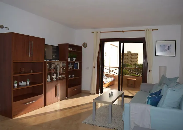 Sunny Summerland Cristianos, Ap With And Ocean View * 로스크리스티아노스